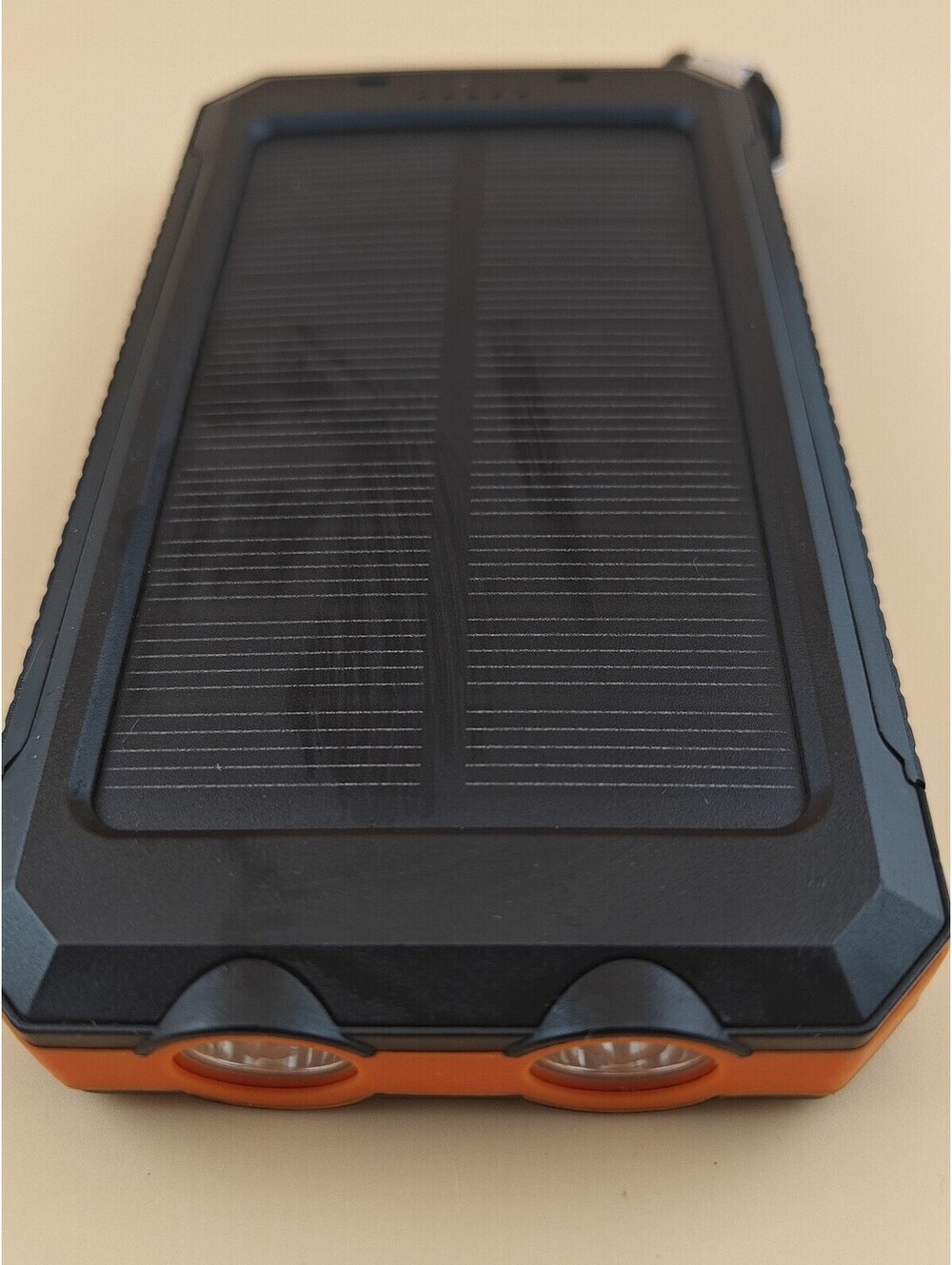 36800mAh Waterproof Solar Power Bank Dual USB 3.0 Portable Battery LED